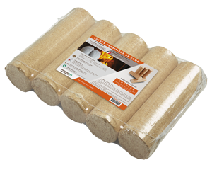 Bûches densifiées 9,65kg - paquet de 5 bûches - FDS